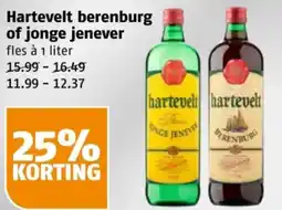 Poiesz Hartevelt berenburg of jonge jenever aanbieding