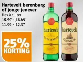 Poiesz Hartevelt berenburg of jonge jenever aanbieding