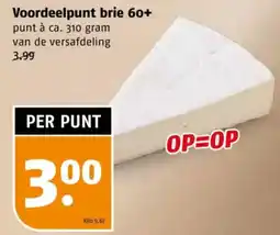 Poiesz Voordeelpunt brie 60+ aanbieding