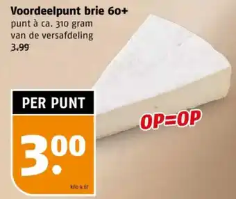 Poiesz Voordeelpunt brie 60+ aanbieding