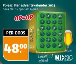 Poiesz Poiesz Bier adventskalender 2025 aanbieding