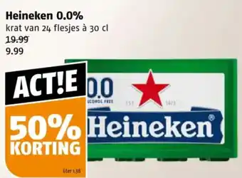 Poiesz Heineken 0.0% aanbieding