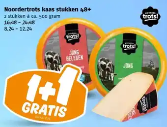Poiesz Noordertrots kaas stukken 48+ aanbieding