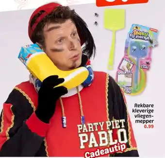 Wibra Rekbare kleverige vliegen mepper aanbieding