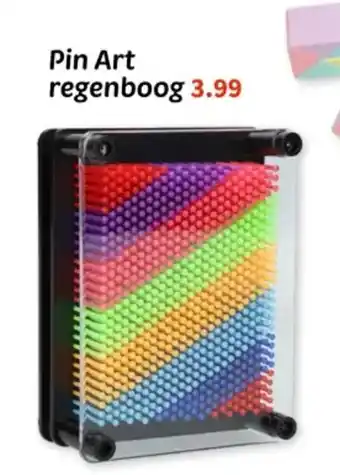 Wibra Pin Art regenboog aanbieding