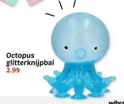 Wibra Octopus glitterknijpbal aanbieding