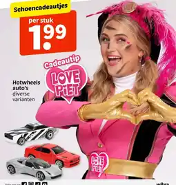 Wibra Hotwheels auto's aanbieding
