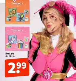 Wibra Pixel art aanbieding