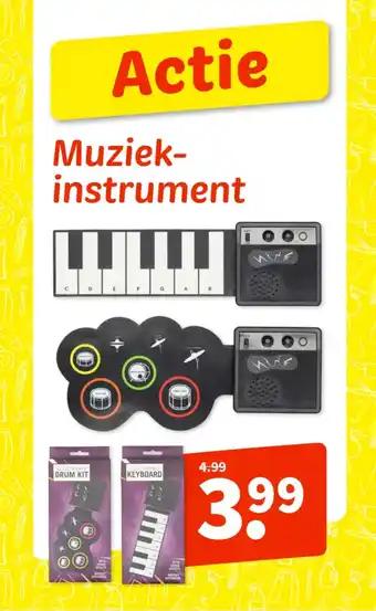 Wibra Muziek instrument aanbieding