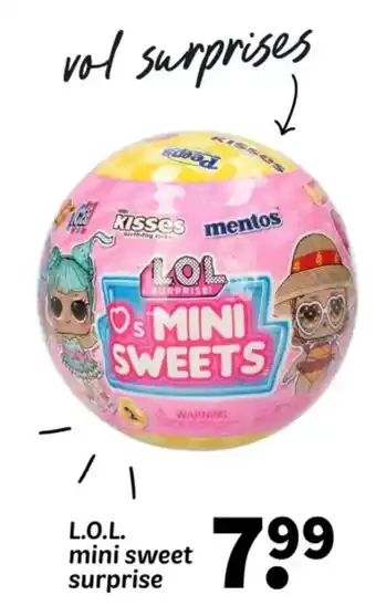 Wibra L.O.L. mini sweet surprise aanbieding