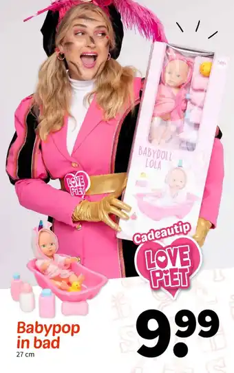 Wibra Babypop in bad aanbieding