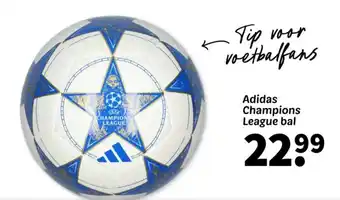 Wibra Adidas Champions League bal aanbieding