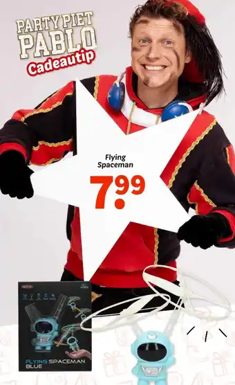 Wibra Flying Spaceman aanbieding