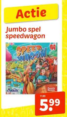 Wibra Jumbo spel speedwagon aanbieding