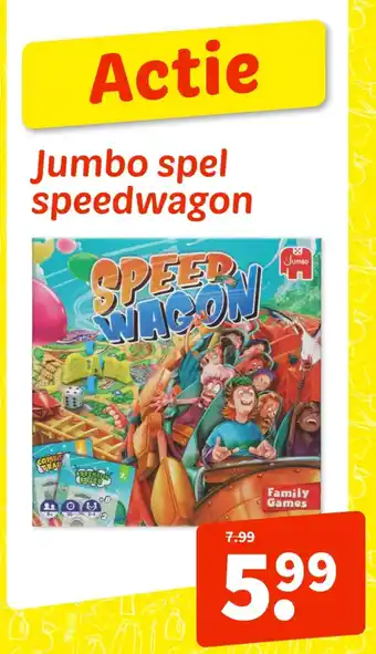 Wibra Jumbo spel speedwagon aanbieding