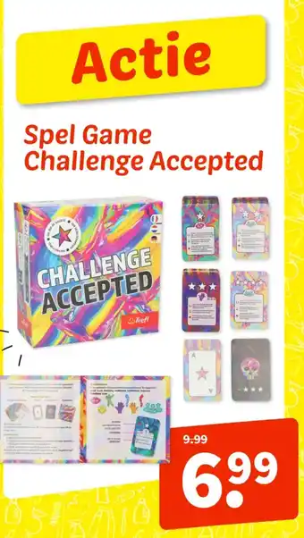 Wibra Spel Game Challenge Accepted aanbieding