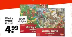 Wibra Wacky World Puzzel aanbieding