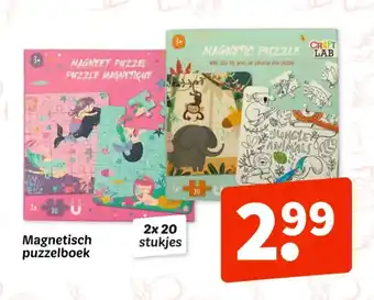 Wibra Magnetisch puzzelboek aanbieding