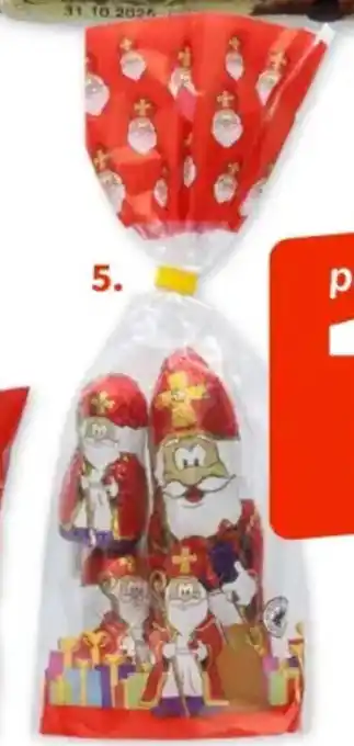 Wibra Sint mixzak chocolade aanbieding