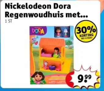 Kruidvat Nickelodeon Dora Regenwoudhuis met aanbieding