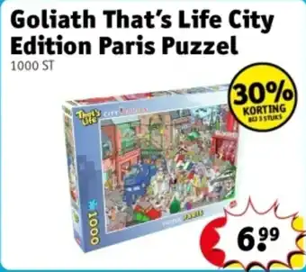 Kruidvat Goliath That's Life City Edition Paris Puzzel aanbieding