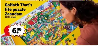 Kruidvat Goliath That's life puzzle Zaandam aanbieding