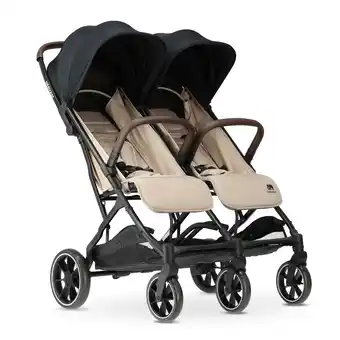 ANWB Deryan Luxe Rolo X2 XL Dubbele Buggy Creme aanbieding