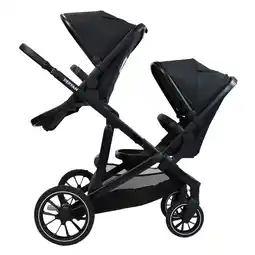 ANWB Deryan Evy V2 Kinderwagen Met extra zitje Zwart aanbieding