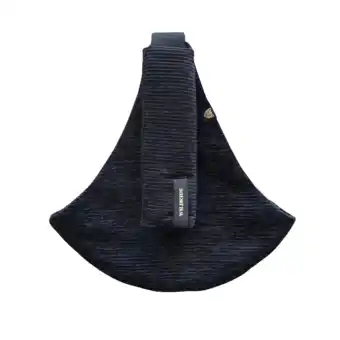 ANWB Wildride Kinderdrager Ribfluweel Zwart aanbieding