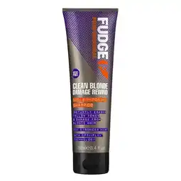 Douglas Fudge Clean Blonde Clean Blonde Damage Rewind Violet Toning Shampoo aanbieding