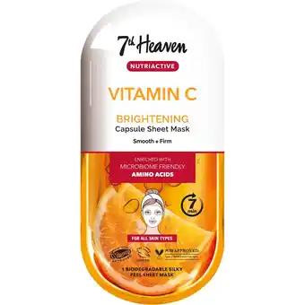 Douglas 7th. Heaven Vitamin C Brightening Capsule Mask aanbieding
