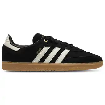 Foot Locker Adidas Samba Sneakers Heren - Zwart - Maat 40 - Leer aanbieding