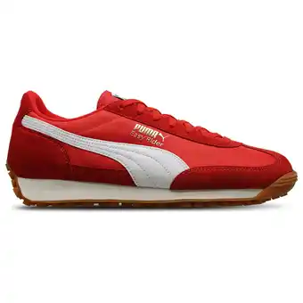 Foot Locker Puma Rider Sneakers Heren - Rood - Maat 43 - Mesh/Synthetisch aanbieding