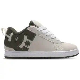 Foot Locker DC Shoes Court Graffik Sneakers Heren - Olijf - Maat 41 - Suède aanbieding