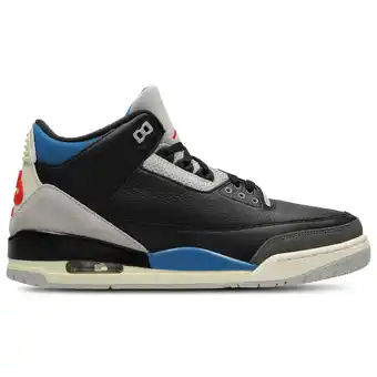 Foot Locker Jordan Aj3 Retro Sneakers Heren - Zwart - Maat 42.5 - Leer aanbieding