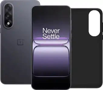 Coolblue OnePlus Nord 5 256GB Zwart 5G + BlueBuilt Back Cover Zwart aanbieding