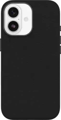 Coolblue Otterbox Symmetry iPhone 17 Back Cover met MagSafe Magneet Leer Zwart aanbieding