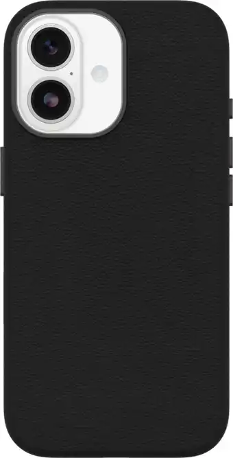 Coolblue Otterbox Symmetry iPhone 17 Back Cover met MagSafe Magneet Leer Zwart aanbieding