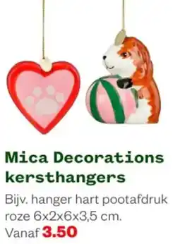 Welkoop Mica Decorations kersthangers aanbieding
