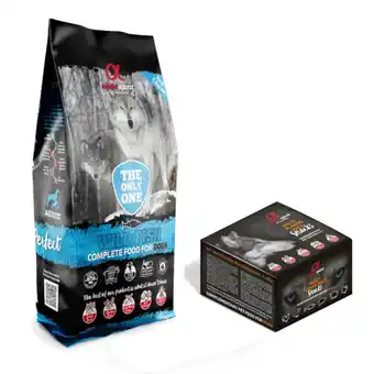 Zooplus 12 kg alpha spirit The Only One droogvoer voor honden + 9 x 35 g Snackbox gratis! aanbieding