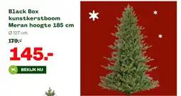 Welkoop Black Box kunstkerstboom Meran hoogte 185 cm aanbieding