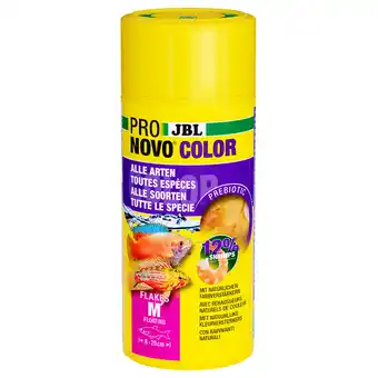 Zooplus 2x 250 ml JBL ProNovo Color Flakes M visvoer aanbieding