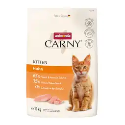 Zooplus 2x10kg 3x1,75kg animonda Carny Kitten Kip droogvoer aanbieding