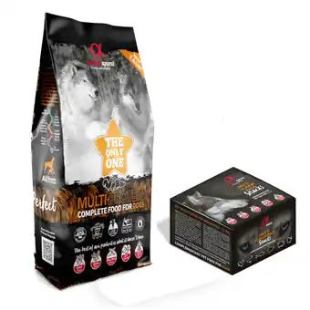 Zooplus 12 kg alpha spirit The Only One droogvoer voor honden + 9 x 35 g Snackbox gratis! aanbieding
