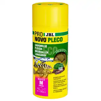 Zooplus Dubbelpak: 2x250ml JBL ProNovo Pleco Wafer M visvoer aanbieding