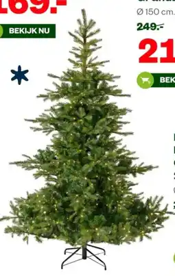 Welkoop Everlands kunstkerstboom Grandis Fir led 240 CM aanbieding