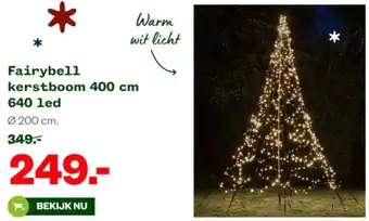 Welkoop Fairybell kerstboom 400 cm 640 led aanbieding