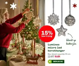 Welkoop Lumineo micro led kersthanger aanbieding