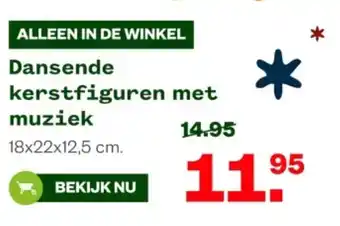 Welkoop Dansende kerstfiguren met muziek aanbieding