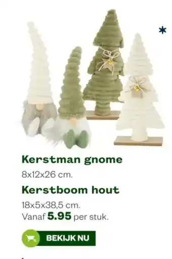 Welkoop Kerstboom hout aanbieding